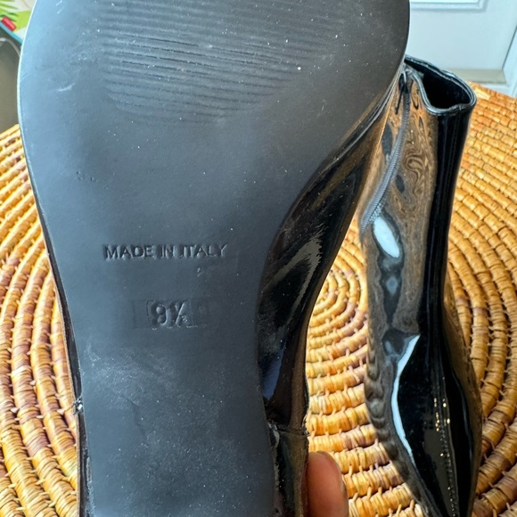 Suitable for work made in Italy size 9.5 wet look boots.. - Picture 2 of 7